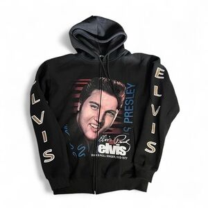 Vintage Elvis Presley Graphic Zip-up hoodie